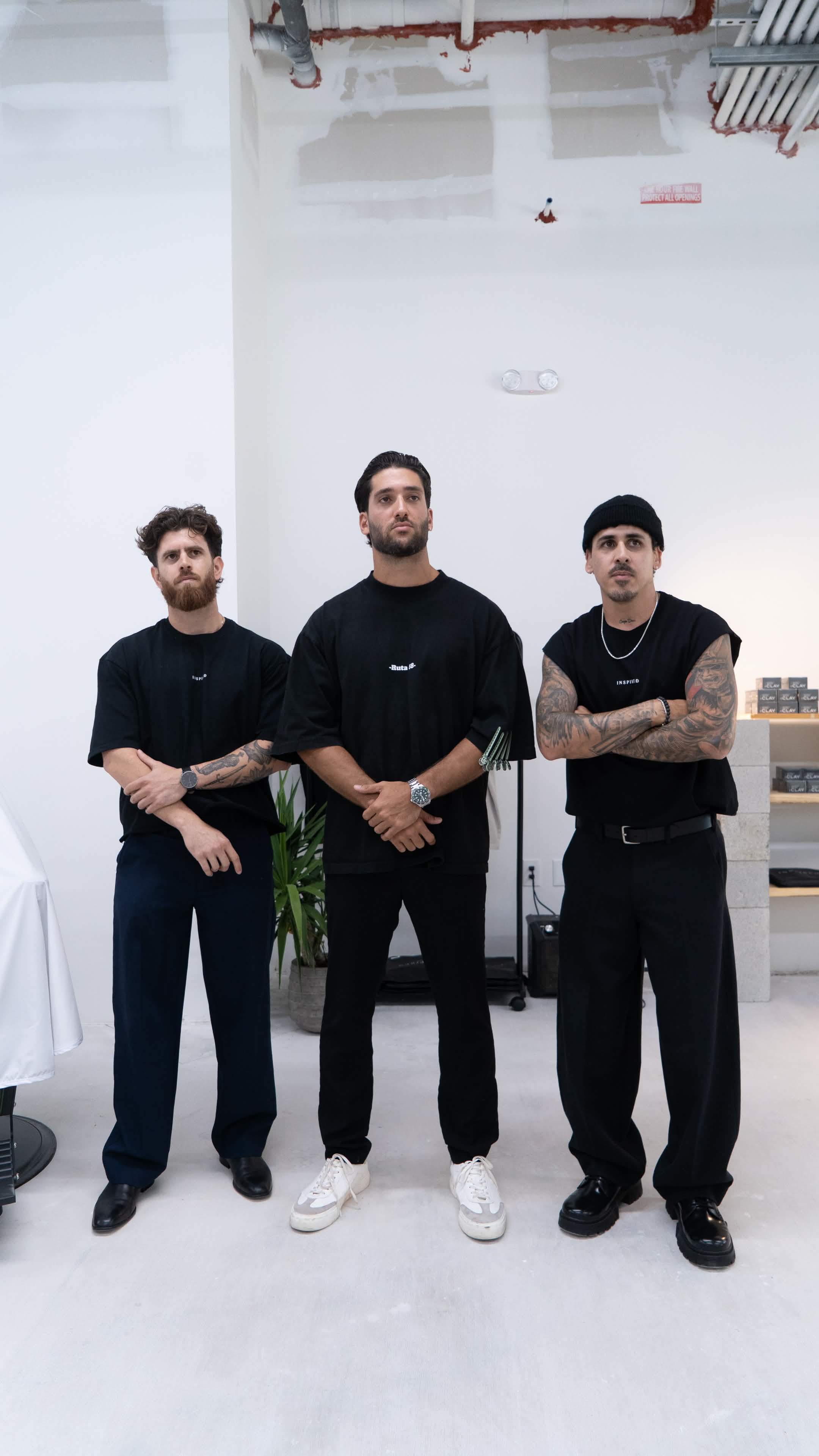 Los tres fundadores de Inspired Society